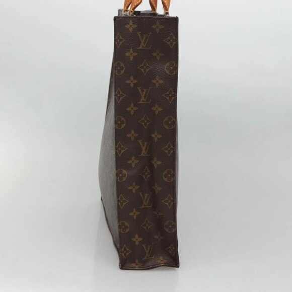 LOUIS VUITTON Monogram Sac Plat Hand Bag M51140 LV Auth 129224 - Picture 4 of 16